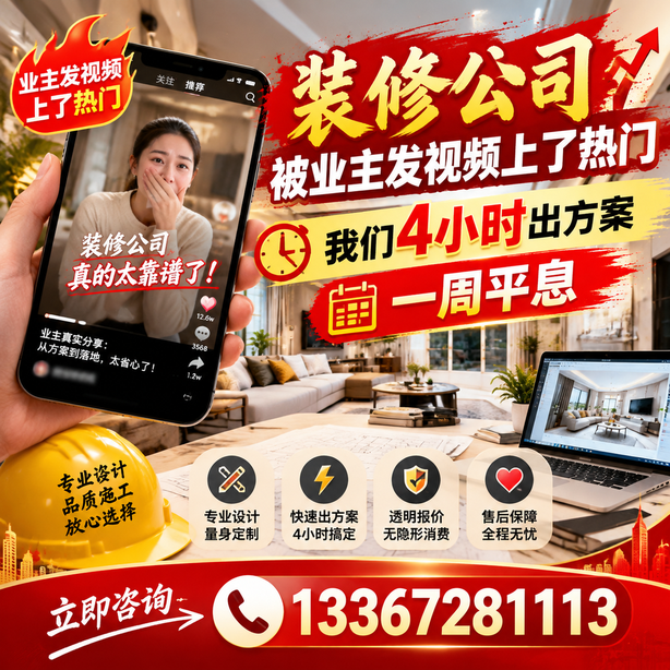 唐山抖音舆情合规处置：装修公司被业主发视频上了热门，我们四小时响应，一周平息